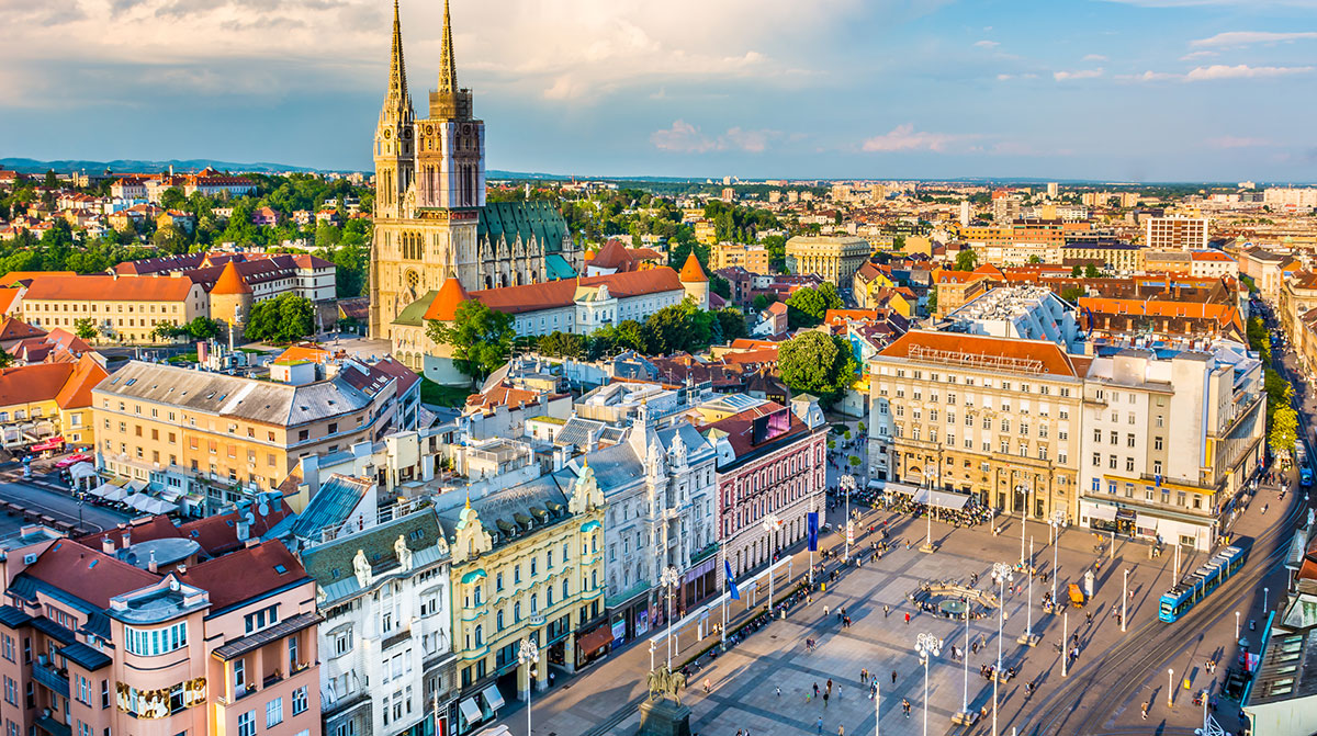 Image of downtown Zagreb